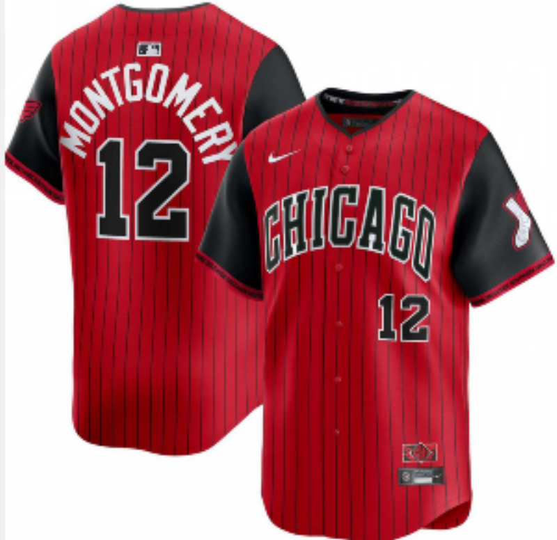 2026 Men Nike Chicago White Sox #12 Montgomery red MLB Jersey 0815001->dallas cowboys->NFL Jersey
